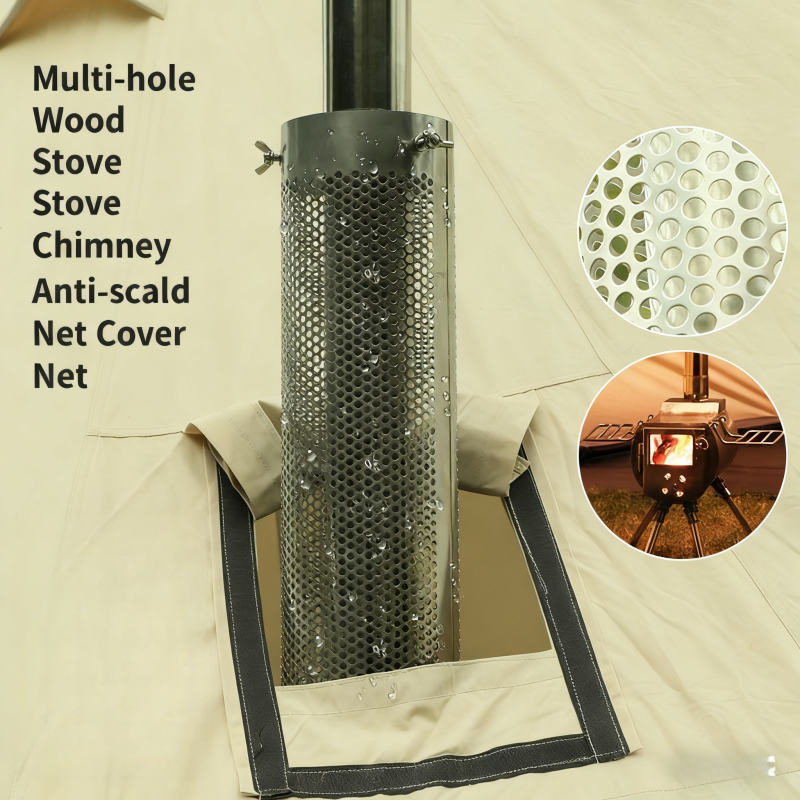 Outdoor Camping Fireplace - Camping Stove Pipe Stainless Steel Chimney