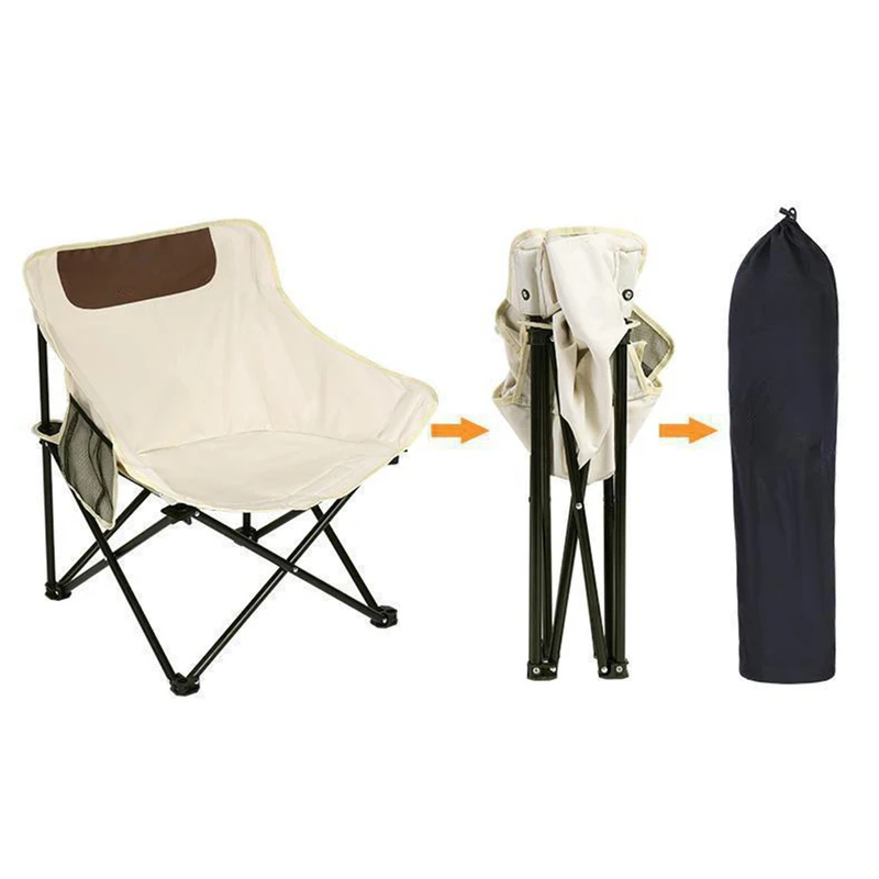 Folding Chair - Collapsible Outdoor Camping Chair Portable Ultra