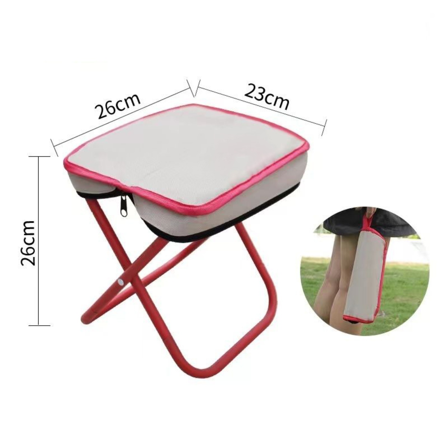 Folding Chair - Folding stool with portable handle bag,