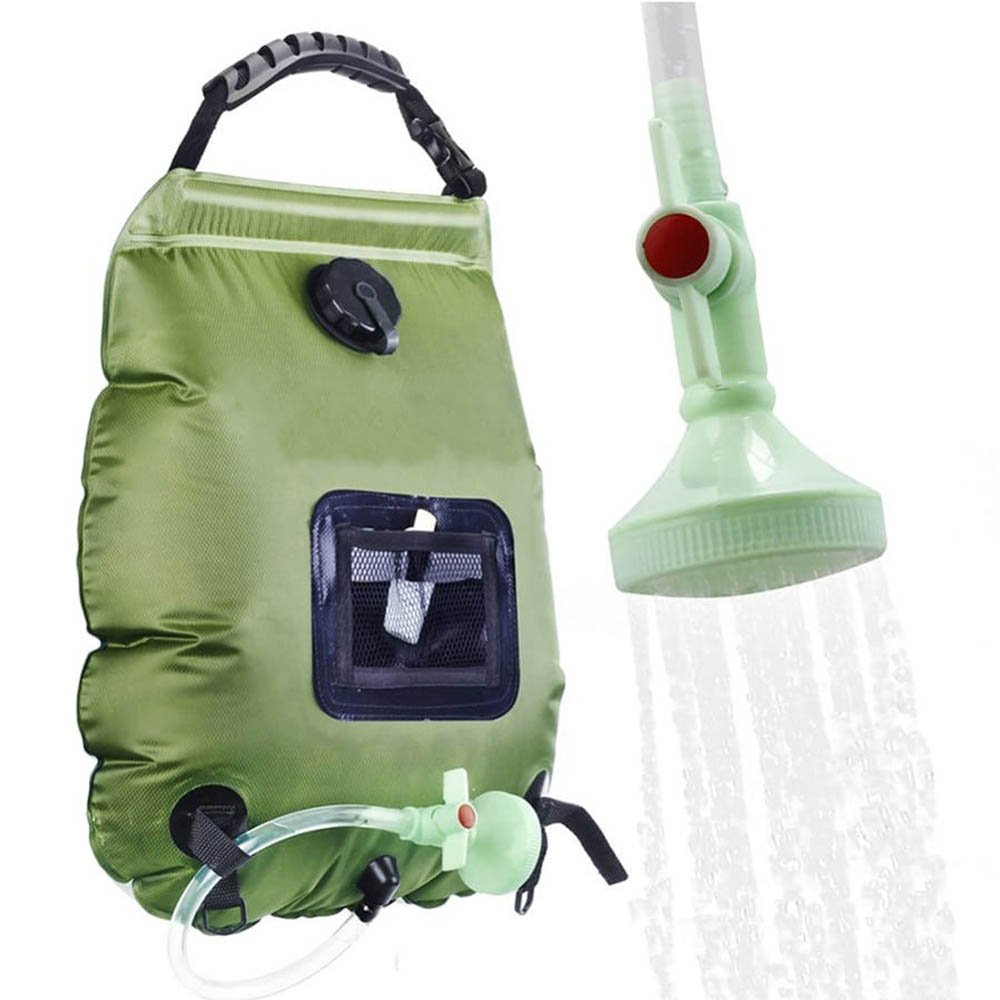 Outdoor Camping Hot Water Shower - Solar Shower Bag 20L Outdoor Solar