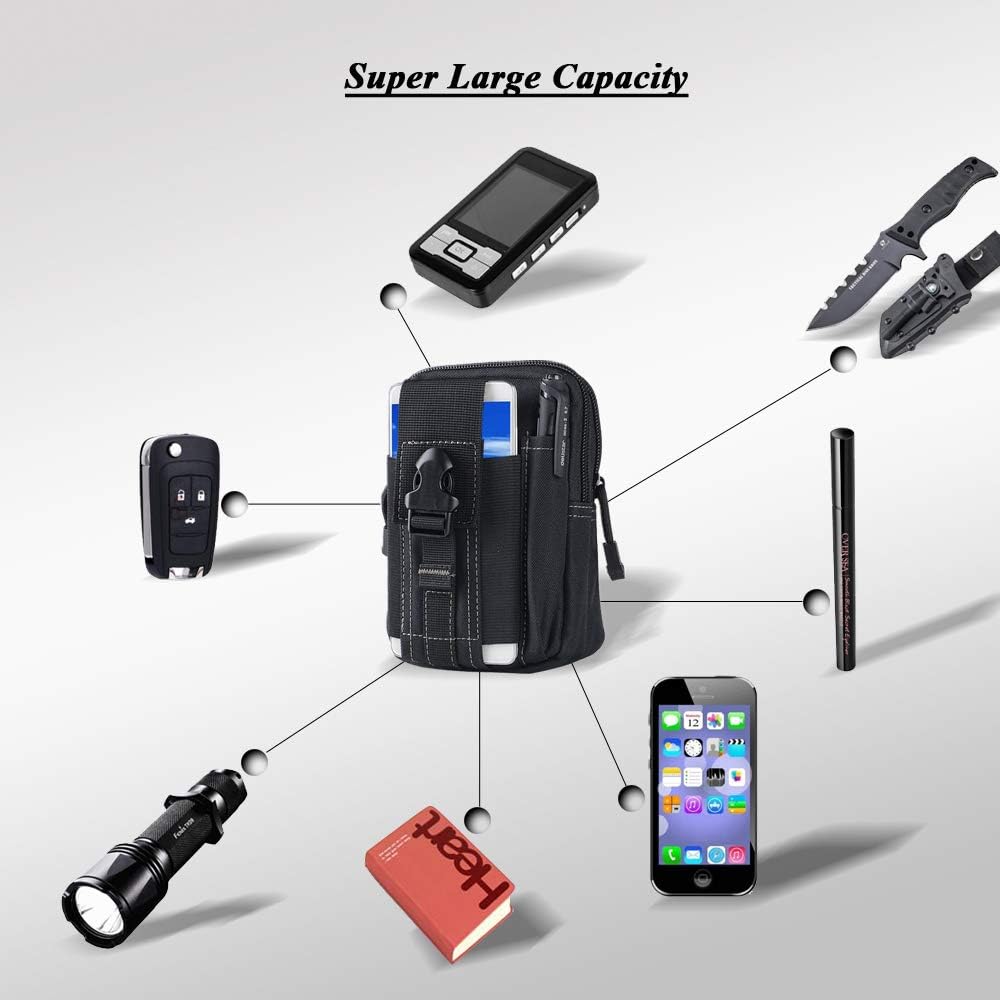 Tactical Molle Belt Pouch Mili - Outdoor Camping Bag recensione e prezzo