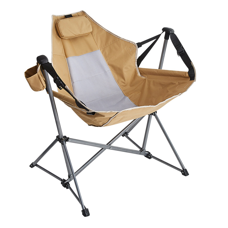 Portable Camping Moon-Shaped H - Outdoor Camping Rocking Chair recensione e prezzo