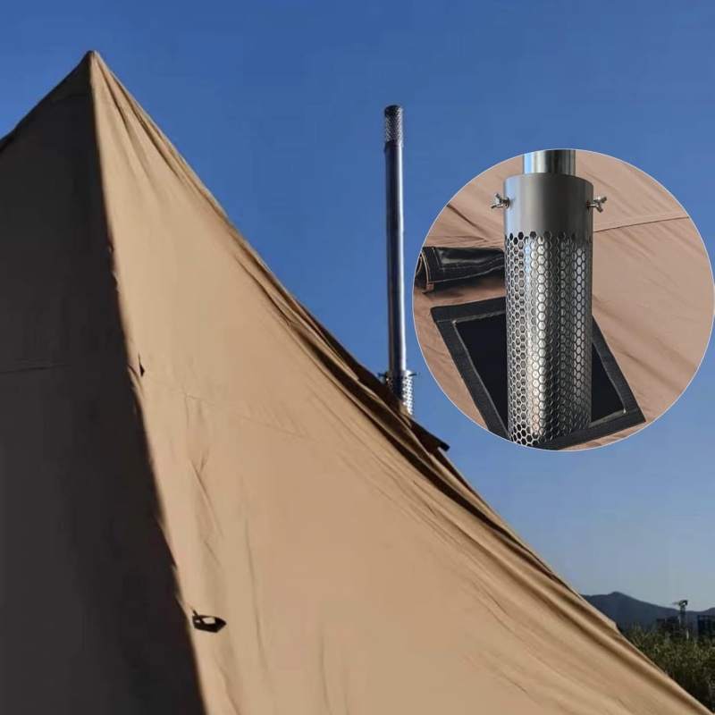 Camping Stove Pipe Stainless S - Outdoor Camping Fireplace recensione e prezzo