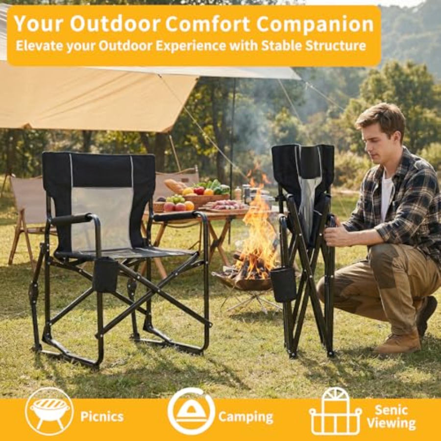 Folding Rocking Chair for Outd - Outdoor Camping Rocking Chair recensione e prezzo