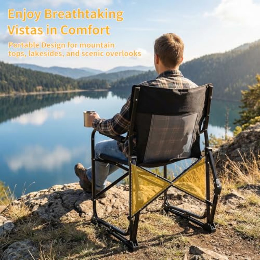 Folding Rocking Chair for Outd - Outdoor Camping Rocking Chair recensione e prezzo