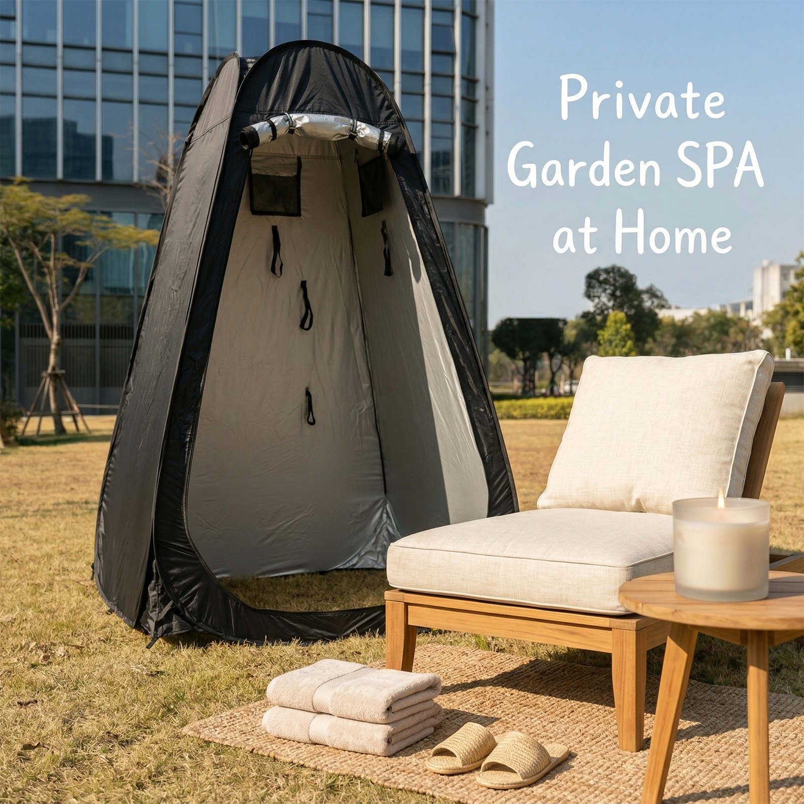 Extra-Large Portable Sunshade  - Outdoor Camping House recensione e prezzo