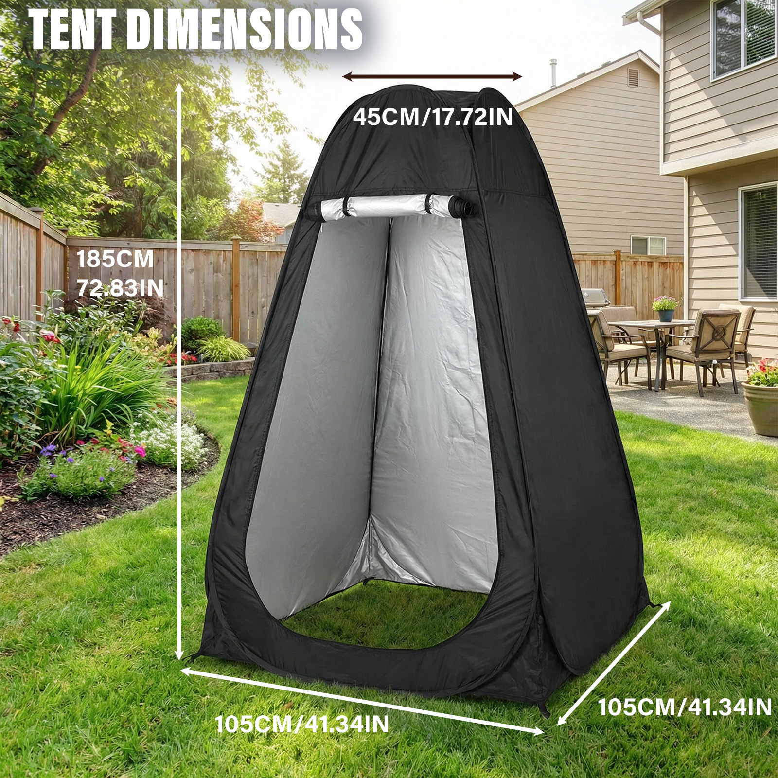 Extra-Large Portable Sunshade  - Outdoor Camping House recensione e prezzo