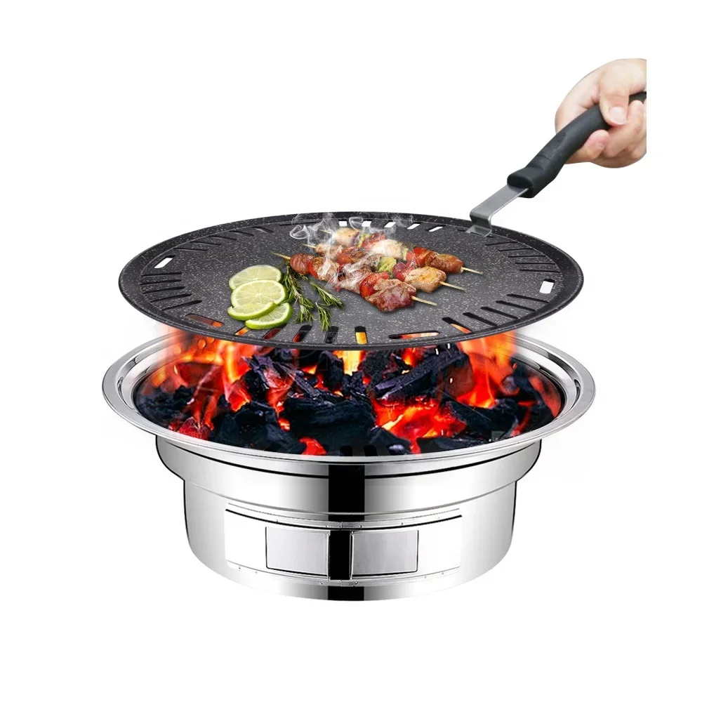 Aluminum round bbq plate non s - Outdoor Camping Korea recensione e prezzo