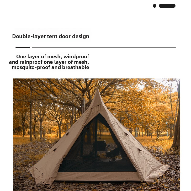 Pyramid Tent, Indian Shelter,  - Outdoor Yurt Camping recensione e prezzo