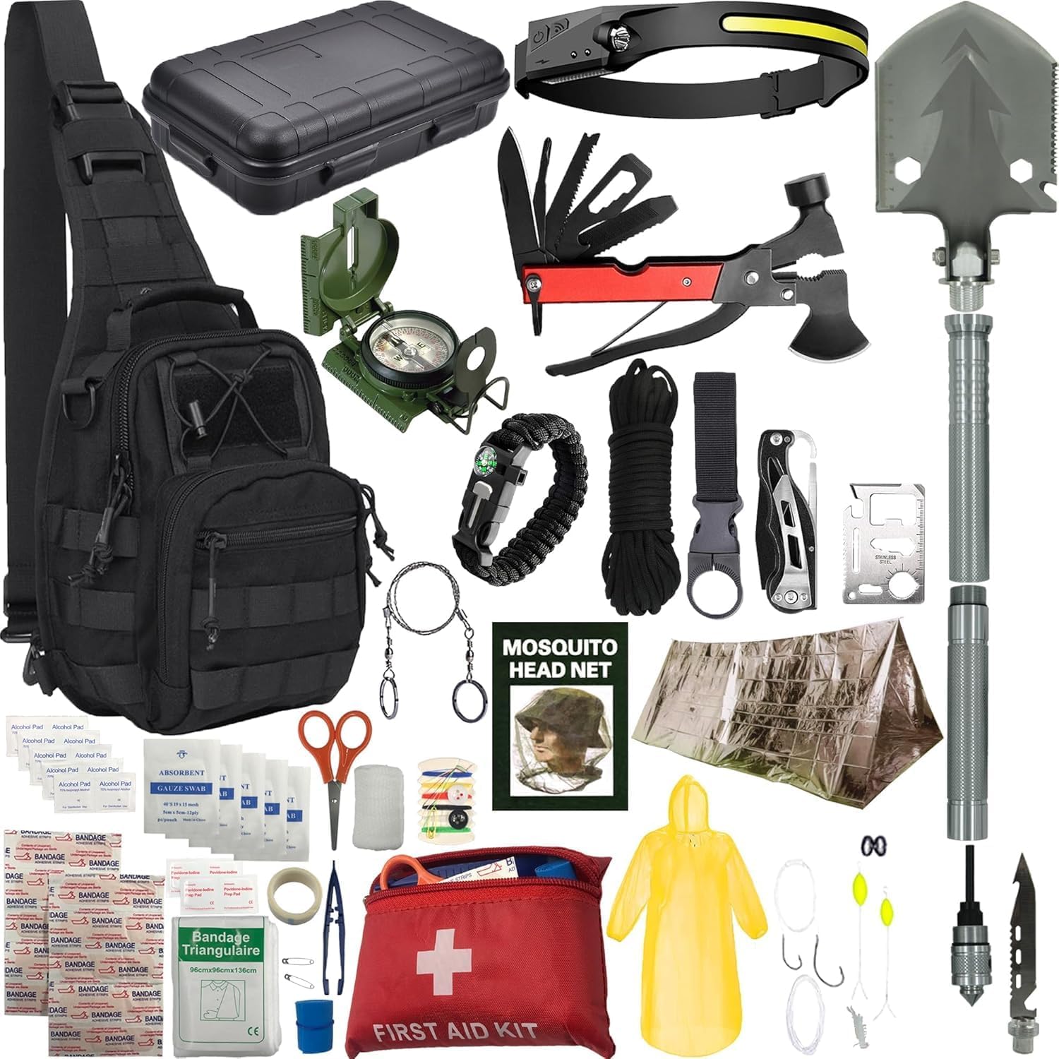 Portable Survival Kit with Mul - First Aid Kit Camping recensione e prezzo