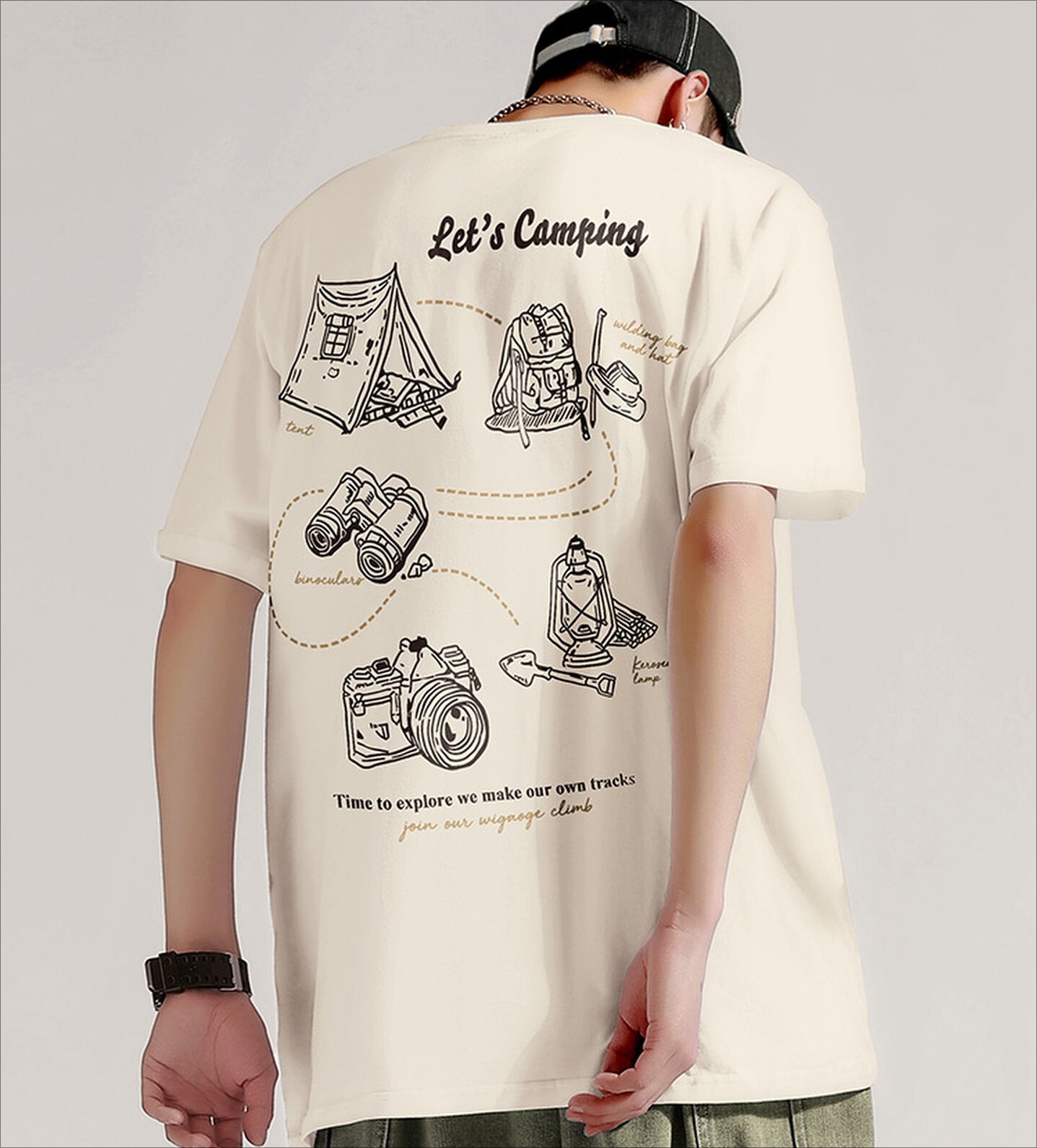 New Korea Men Short Sleeve Mou - Outdoor Camping Korea recensione e prezzo