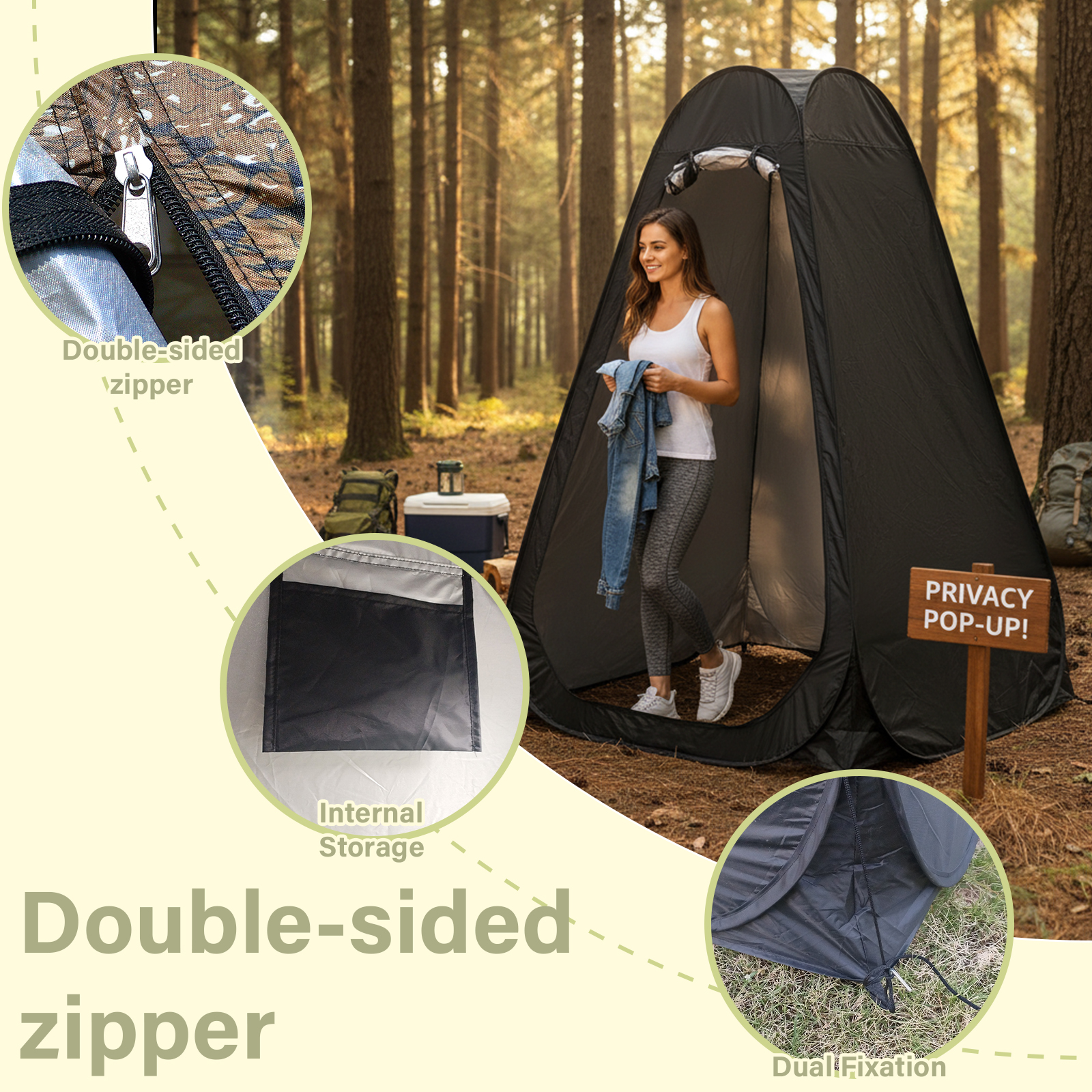 Portable Pop-Up Privacy Tent O - Outdoor Camping House recensione e prezzo