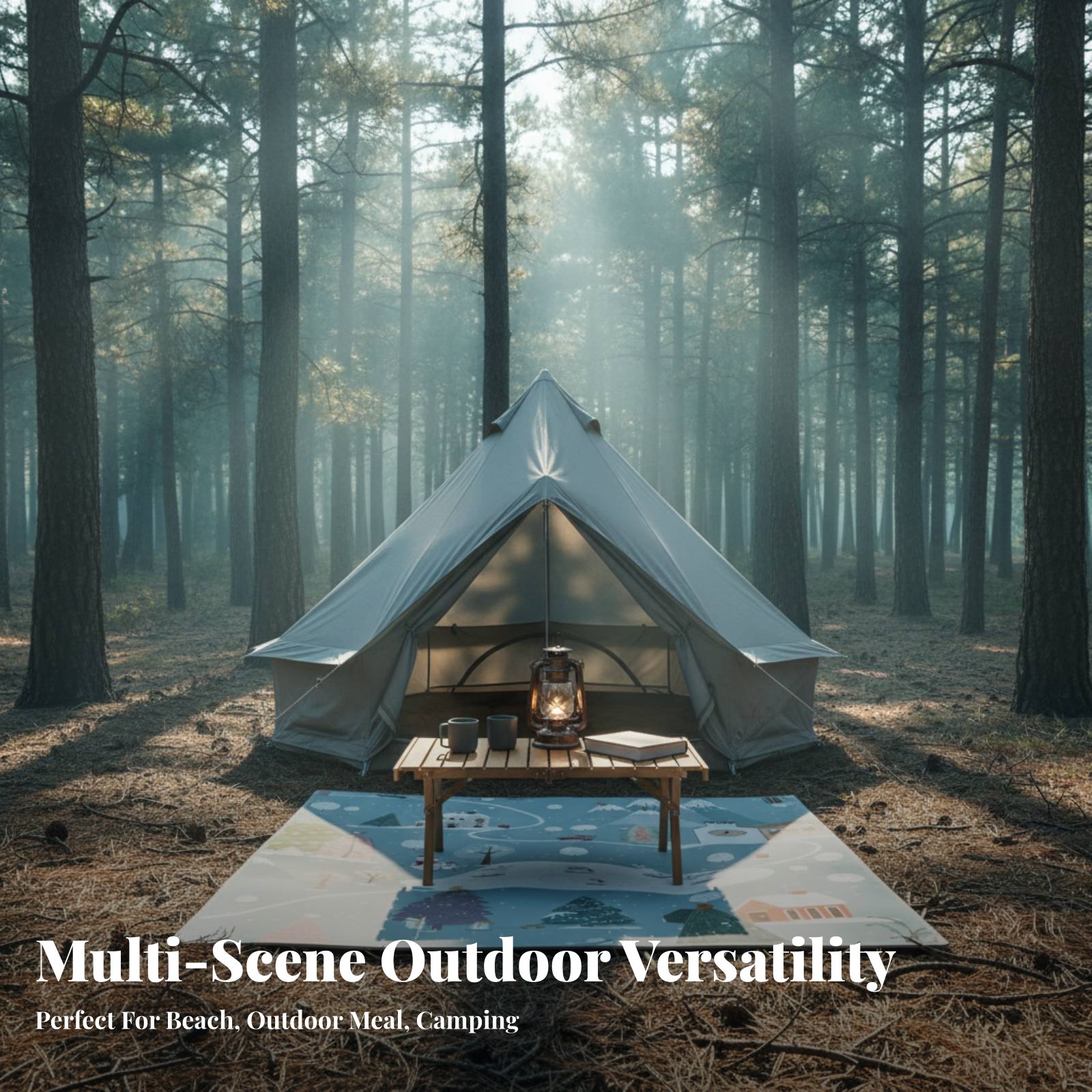 Camping Dining Mat, Foldable P - Outdoor Camping Blanket recensione e prezzo