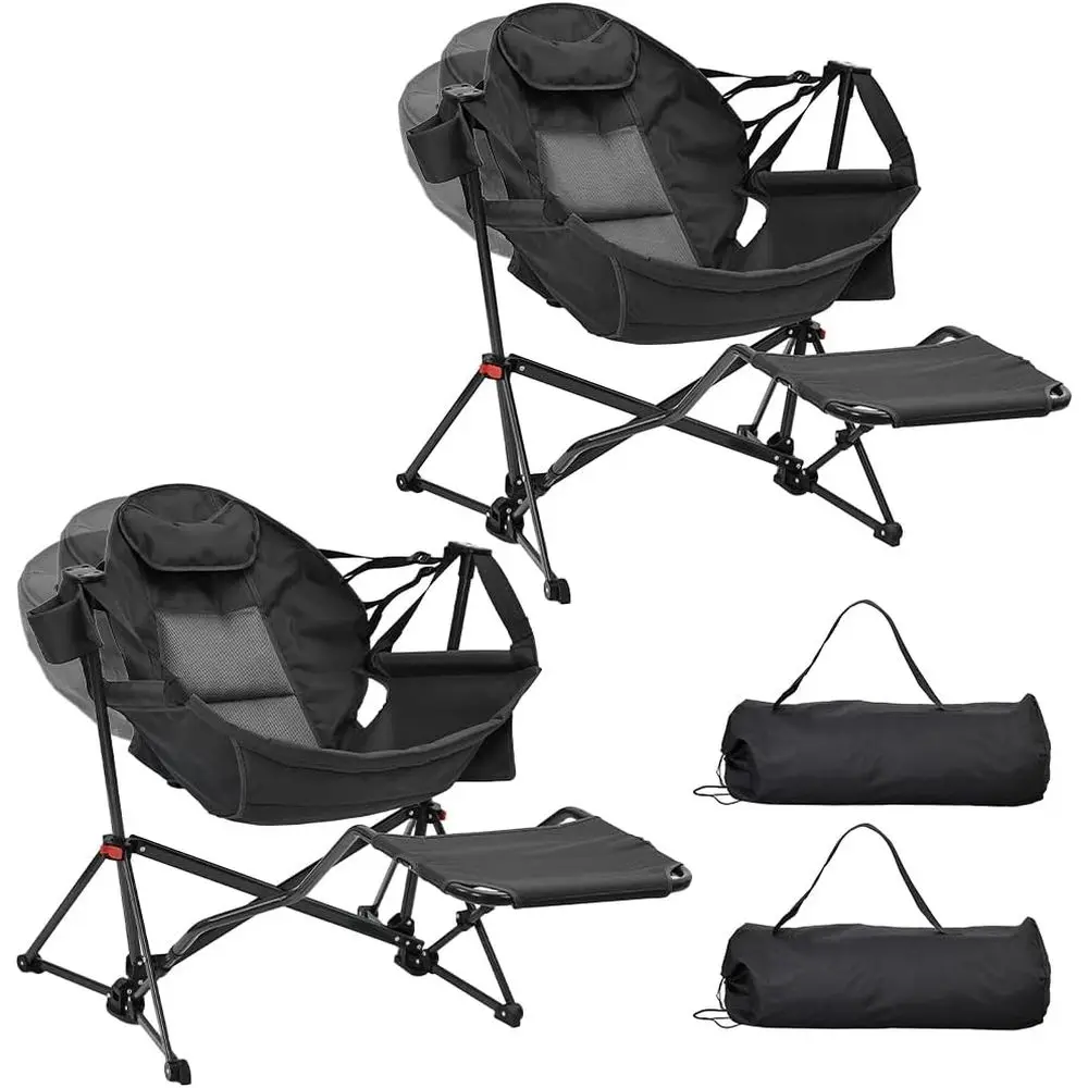 Portable Heavy-Duty Rocking Ha - Outdoor Camping Rocking Chair recensione e prezzo