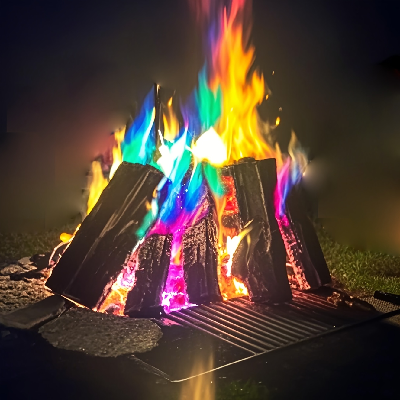12-Piece/24-Piece Flame Color  - Outdoor Camping Fireplace recensione e prezzo