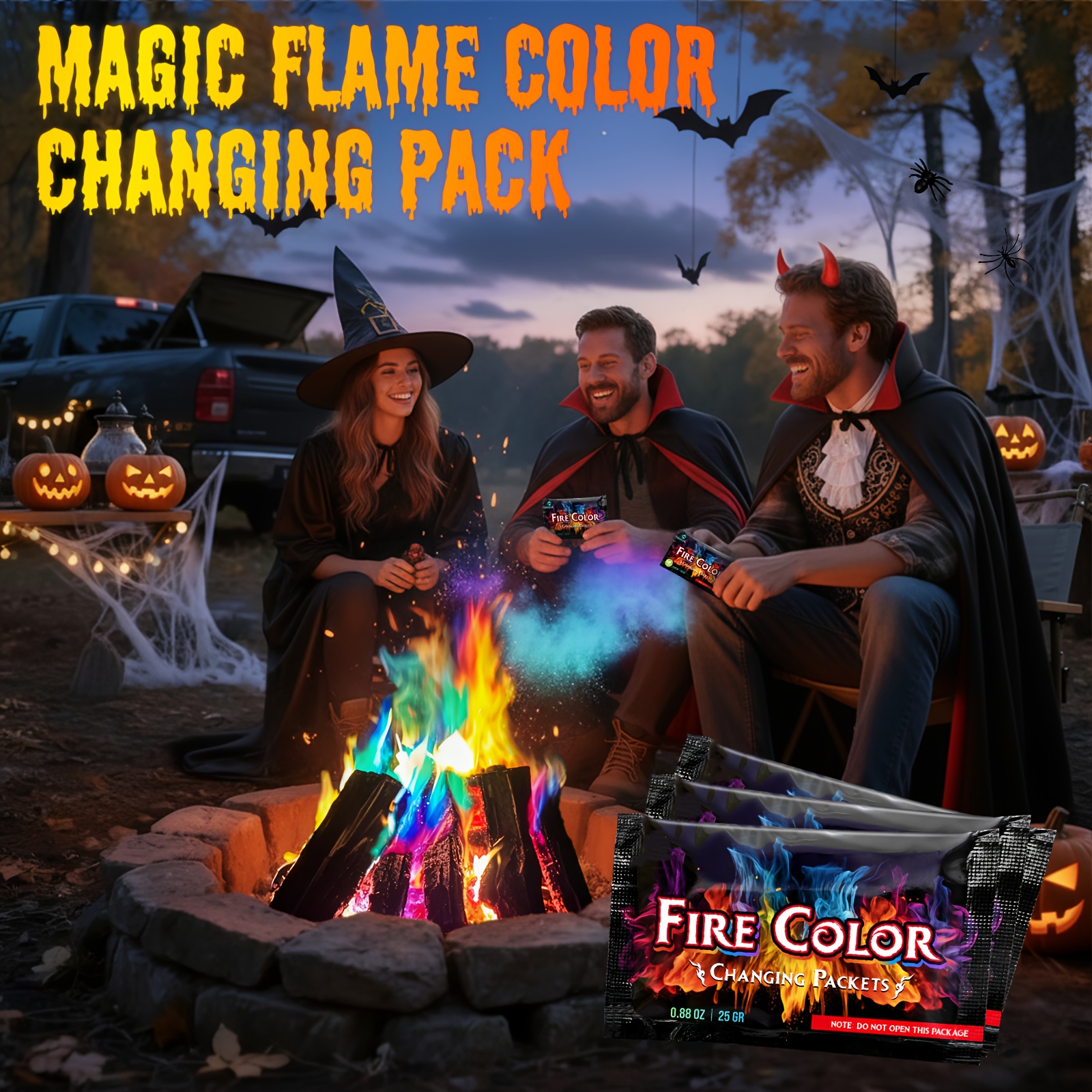 12-Piece/24-Piece Flame Color  - Outdoor Camping Fireplace recensione e prezzo
