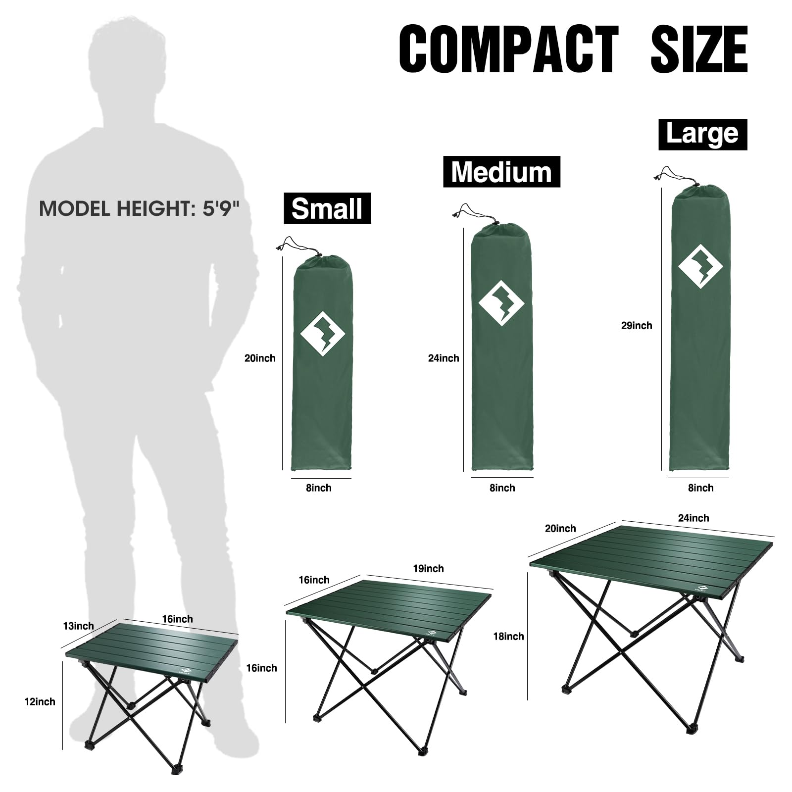 Portable Camping Side Table, U - Outdoor Camping Cooking Table recensione e prezzo