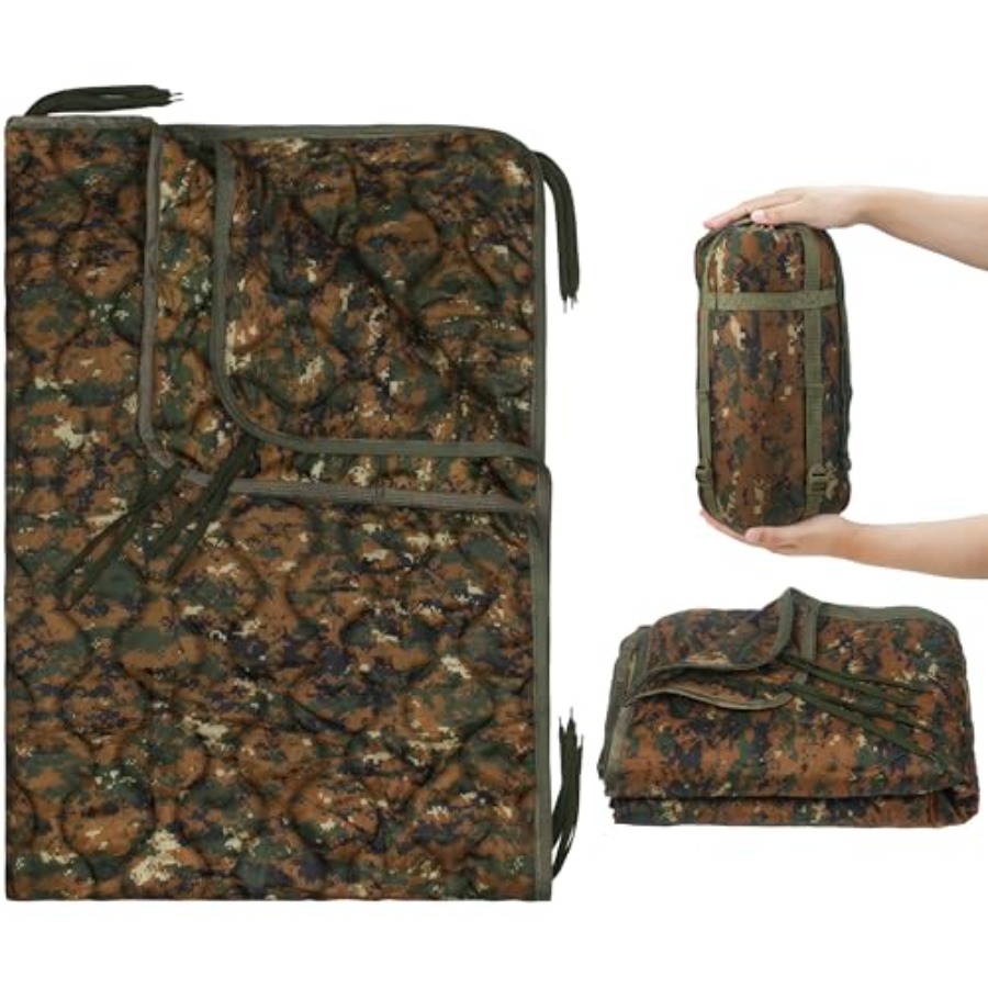 Woobie Blanket, Military Ponch - Outdoor Camping Blanket recensione e prezzo