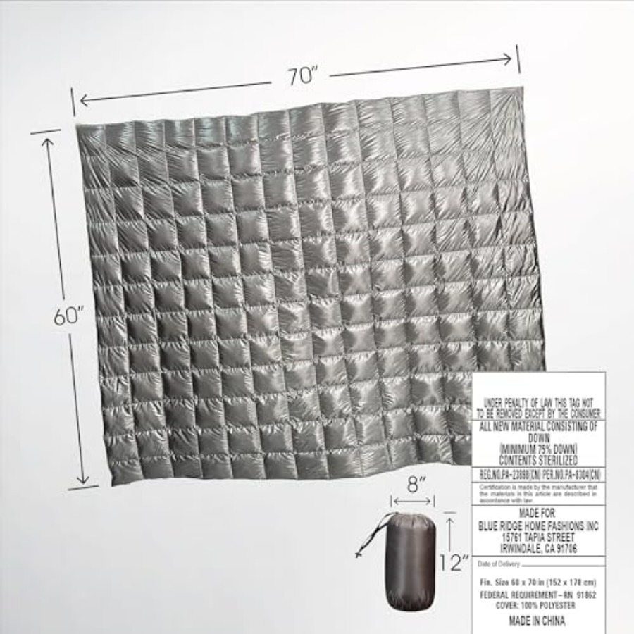 Down Throw Camping Blanket for - Outdoor Camping Blanket recensione e prezzo