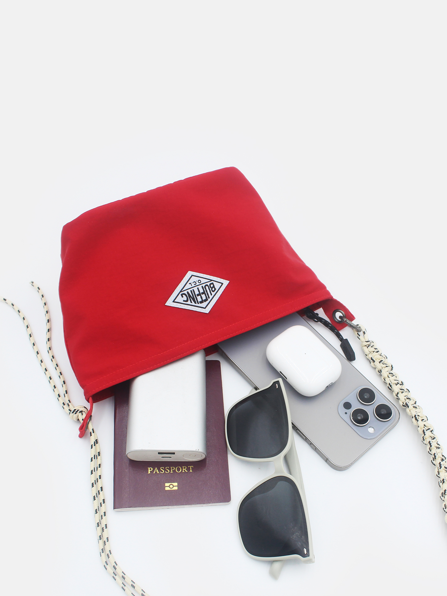Buffing Red Small Crossbody Ba - Japanese Outdoor Camping Brand recensione e prezzo