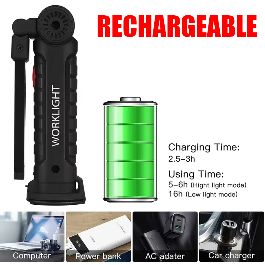 Portable LED Flashlight with M - Camping Lantern recensione e prezzo