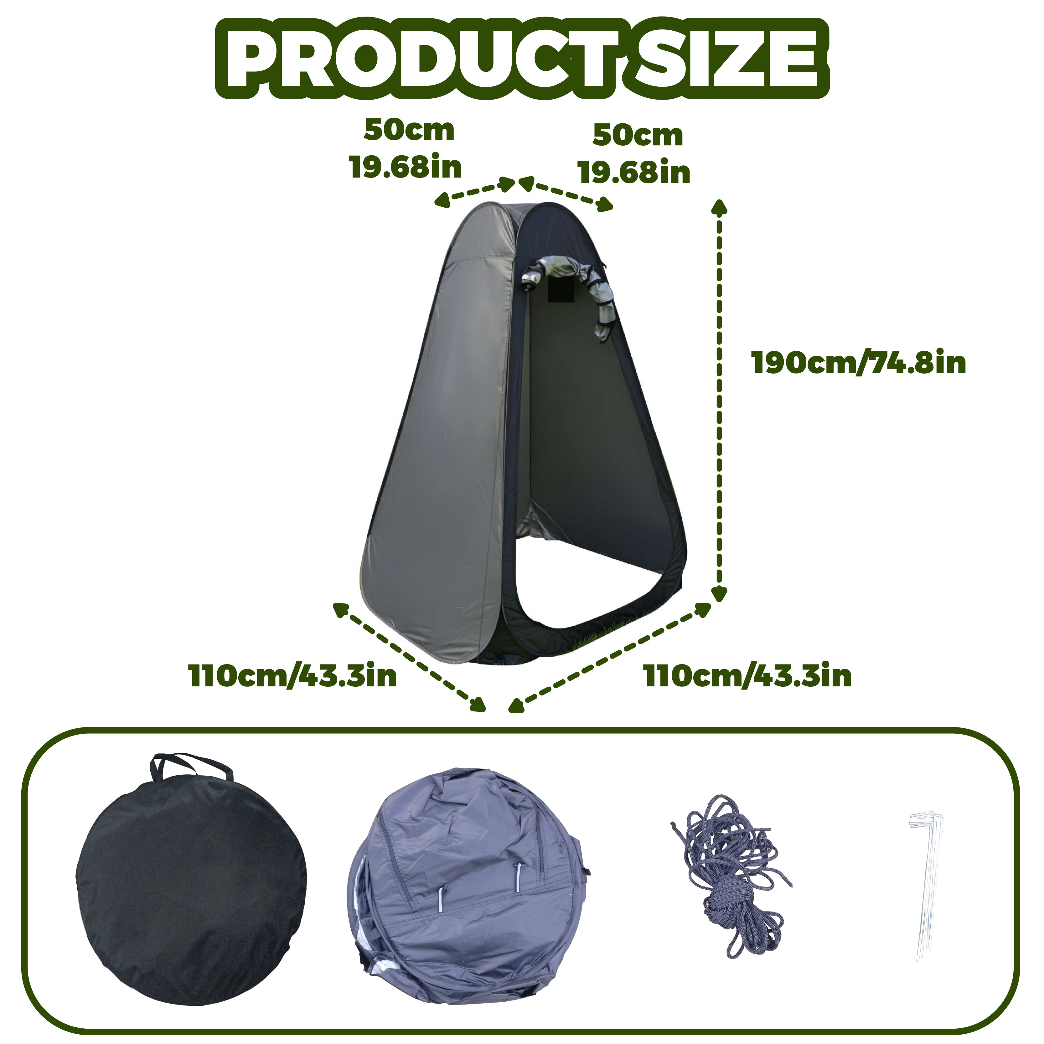Portable Pop-Up Privacy Tent O - Outdoor Camping House recensione e prezzo
