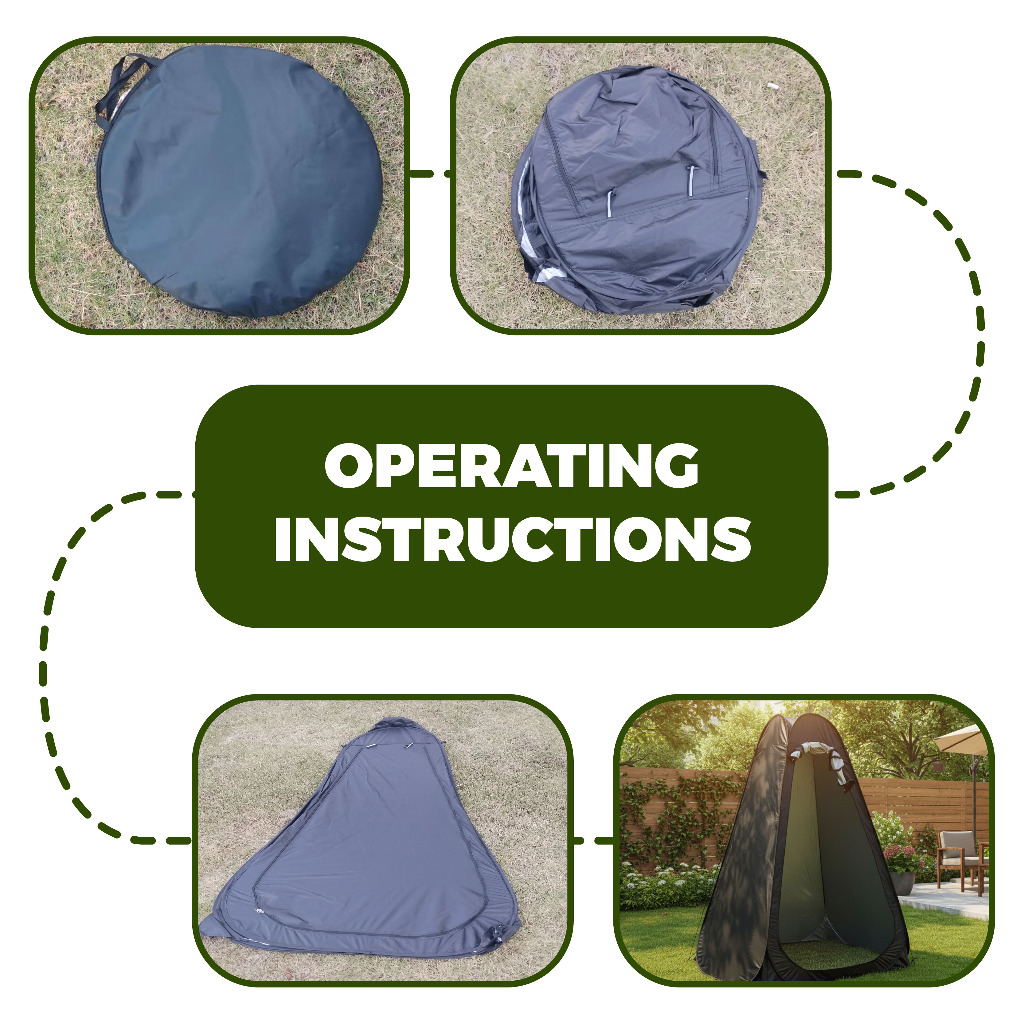 Portable Pop-Up Privacy Tent O - Outdoor Camping House recensione e prezzo