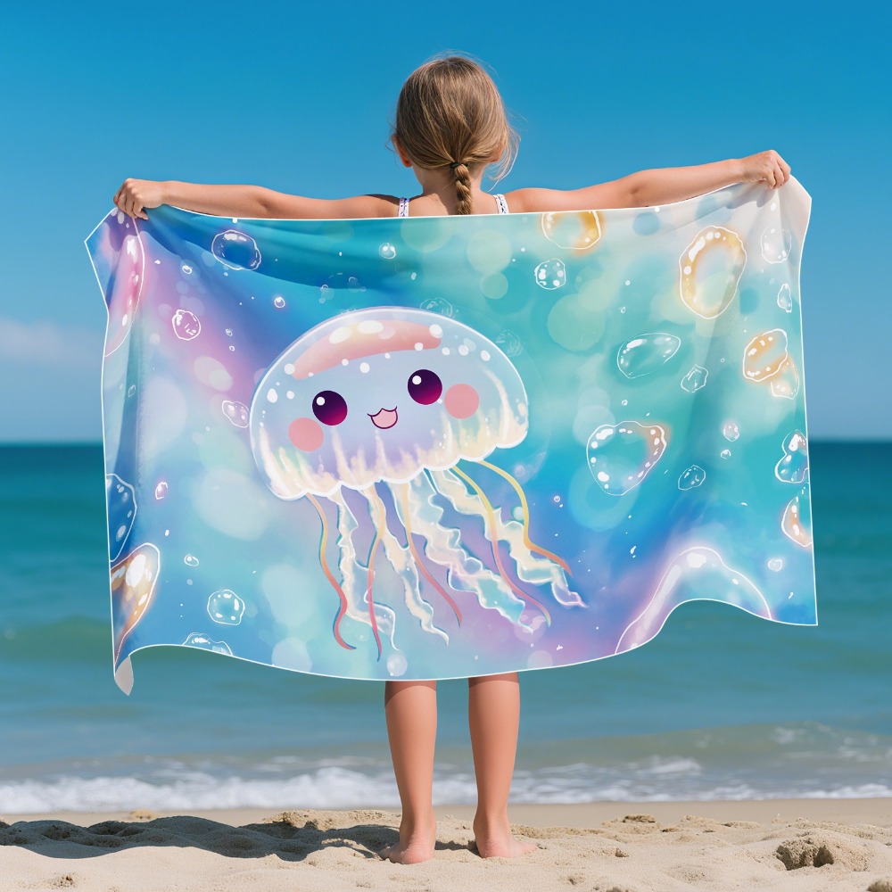 Cartoon Pattern Beach Towel Ki - Outdoor Camping Blanket recensione e prezzo