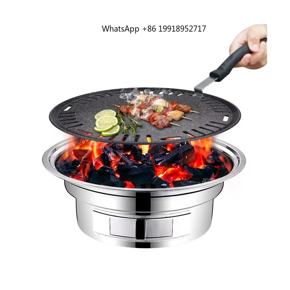 Aluminum Round Bbq Plate Non S - Outdoor Camping Korea recensione e prezzo