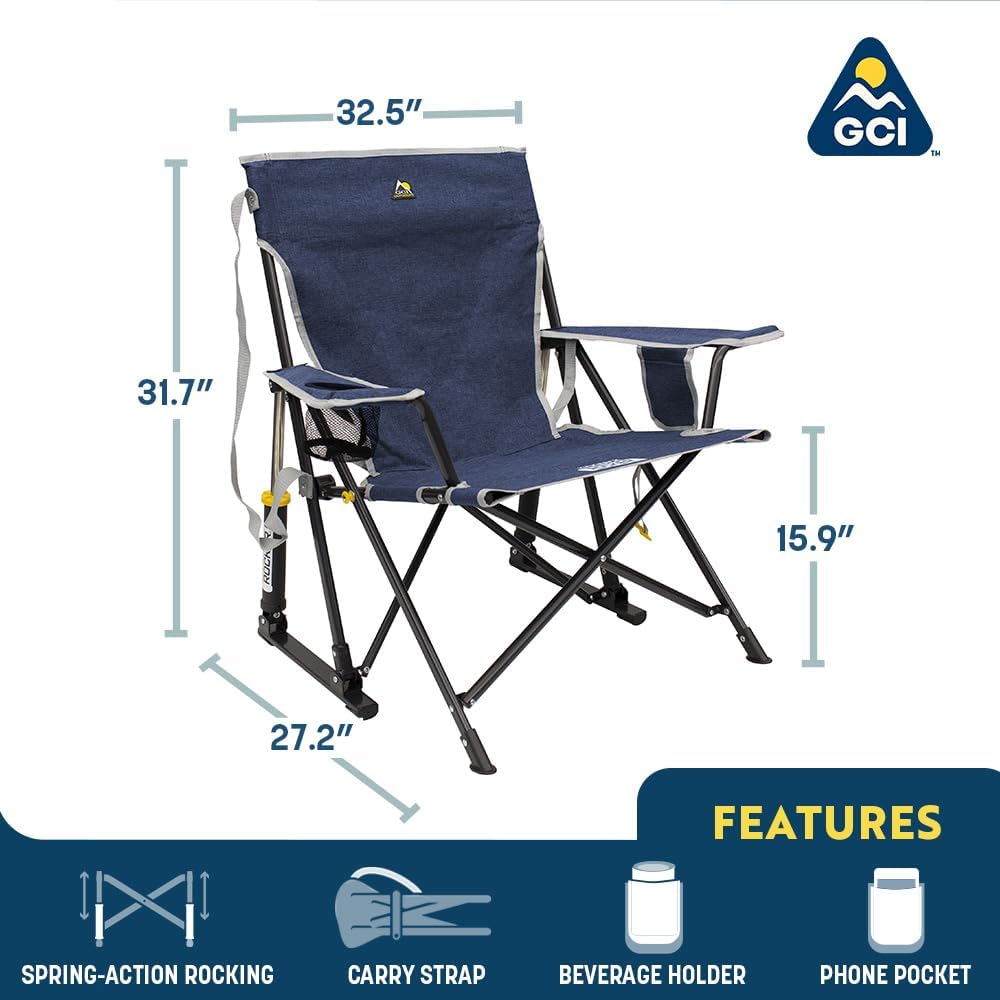 Portable Folding Rocking Chair - Outdoor Camping Rocking Chair recensione e prezzo