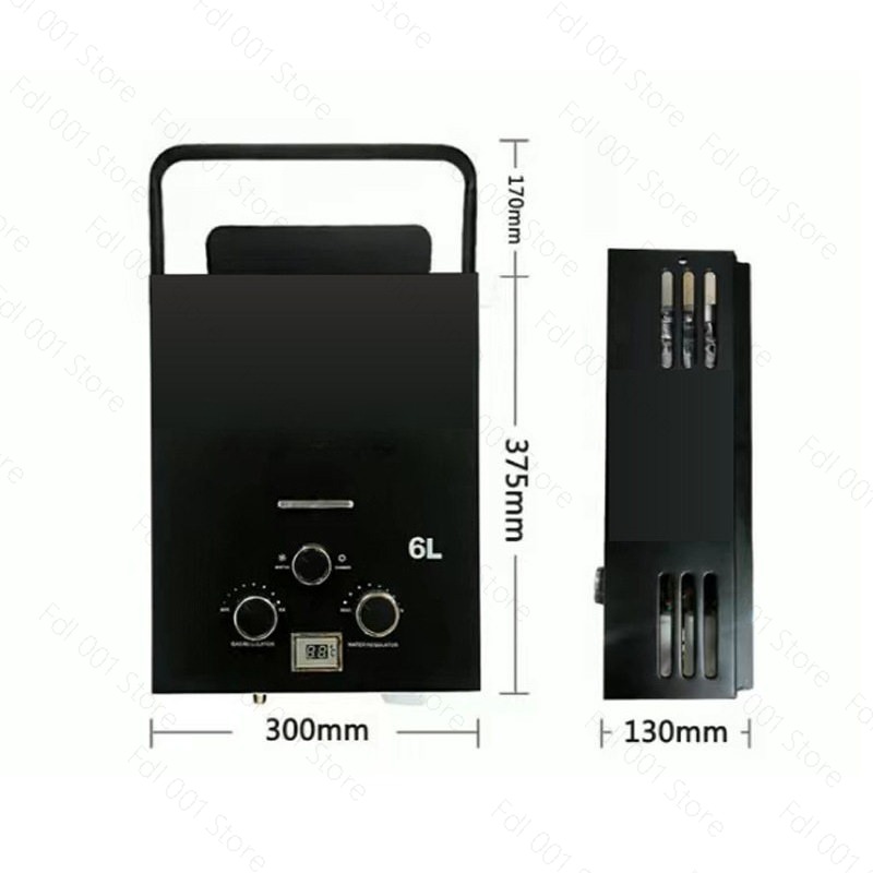 6L Portable Tankless Gas Water - Outdoor Camping Hot Water Heater recensione e prezzo