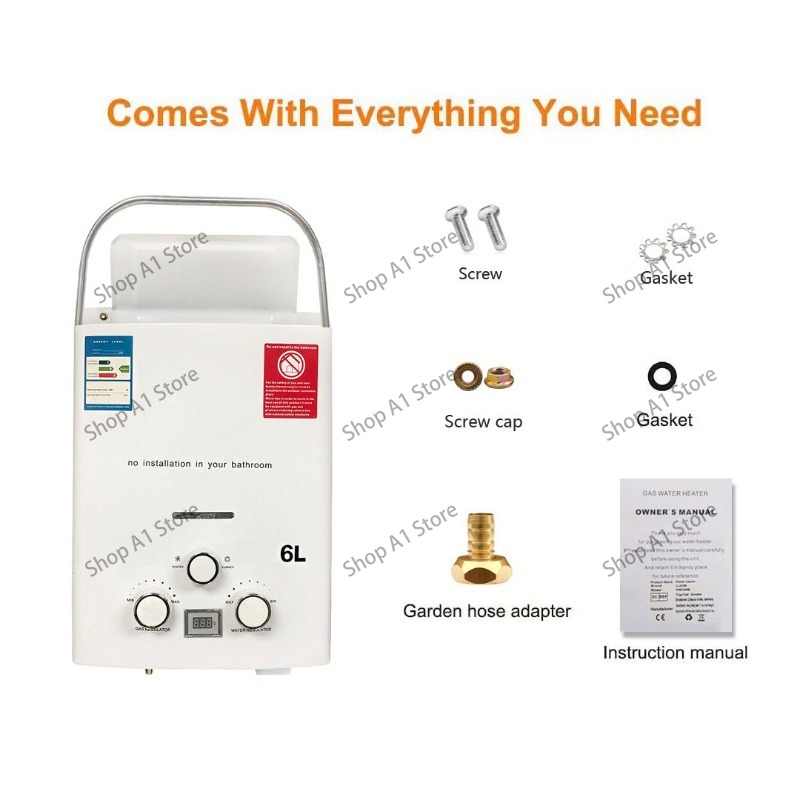 Water Heater 6L Outdoor Campin - Outdoor Camping Hot Water Heater recensione e prezzo