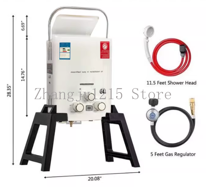 Propane LPG  Gas Tankless Wate - Outdoor Camping Hot Water Heater recensione e prezzo