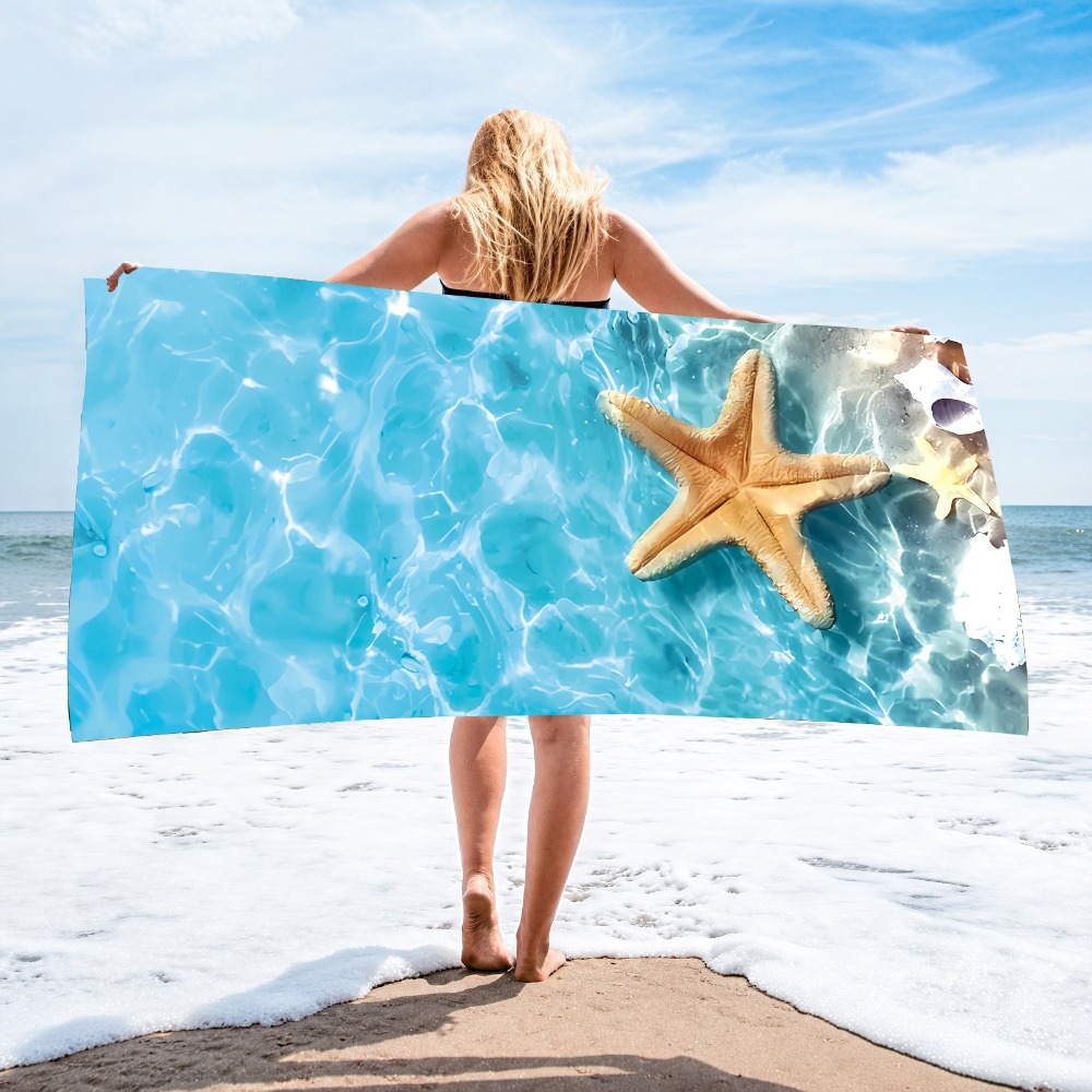 27.5x55inch Blue Ocean Jellyfi - Outdoor Camping Blanket recensione e prezzo