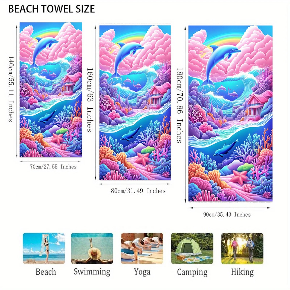 27.5x55inch Blue Ocean Jellyfi - Outdoor Camping Blanket recensione e prezzo