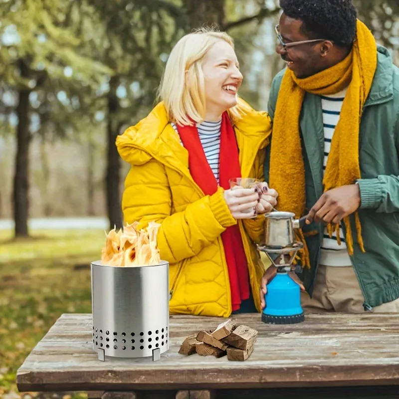 1Pcs Portable Camping Stove Ta - Outdoor Camping Fireplace recensione e prezzo