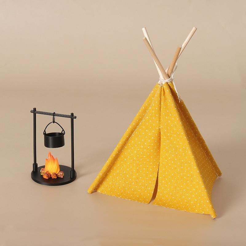 🛒1:12 Scale Camping Tent Model - Outdoor Camping House recensione e prezzo