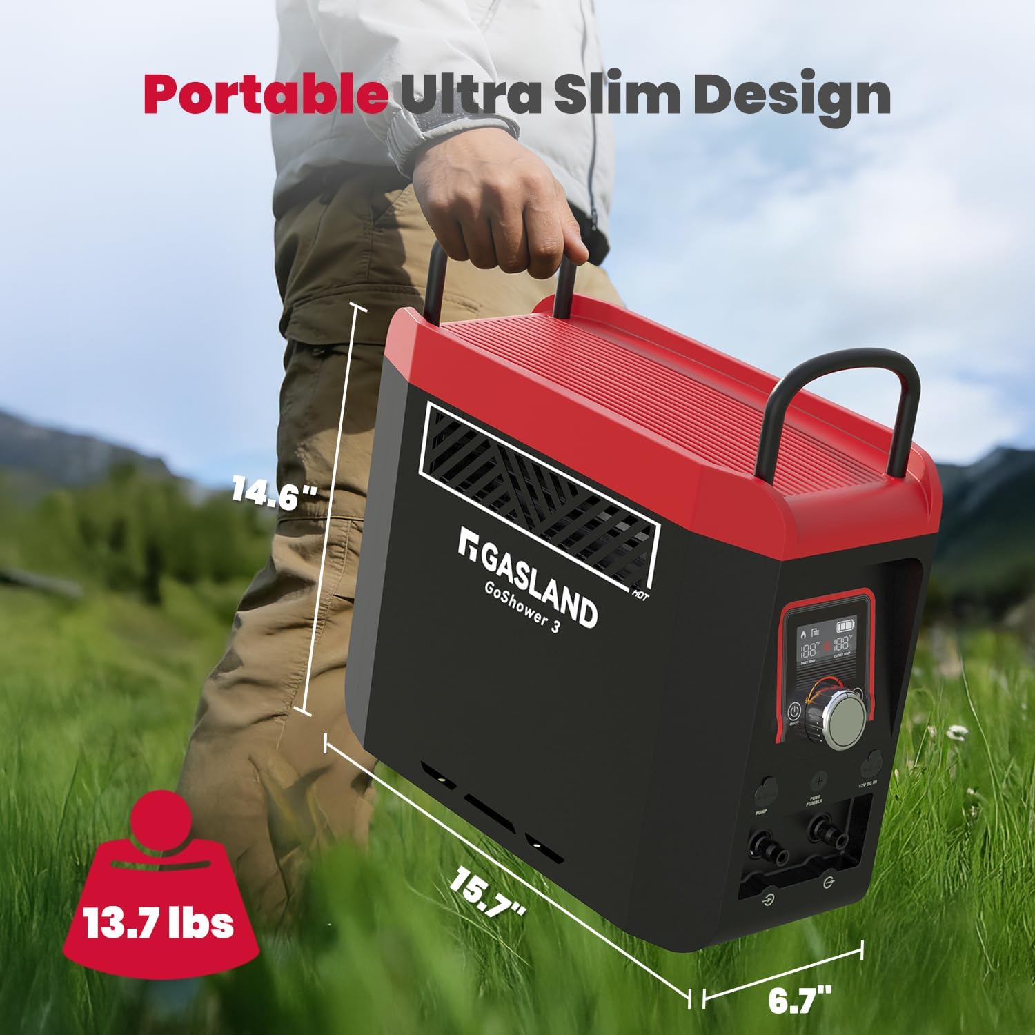 Goshower G3 Pro 1lb Propane Po - Outdoor Camping Hot Water Heater recensione e prezzo