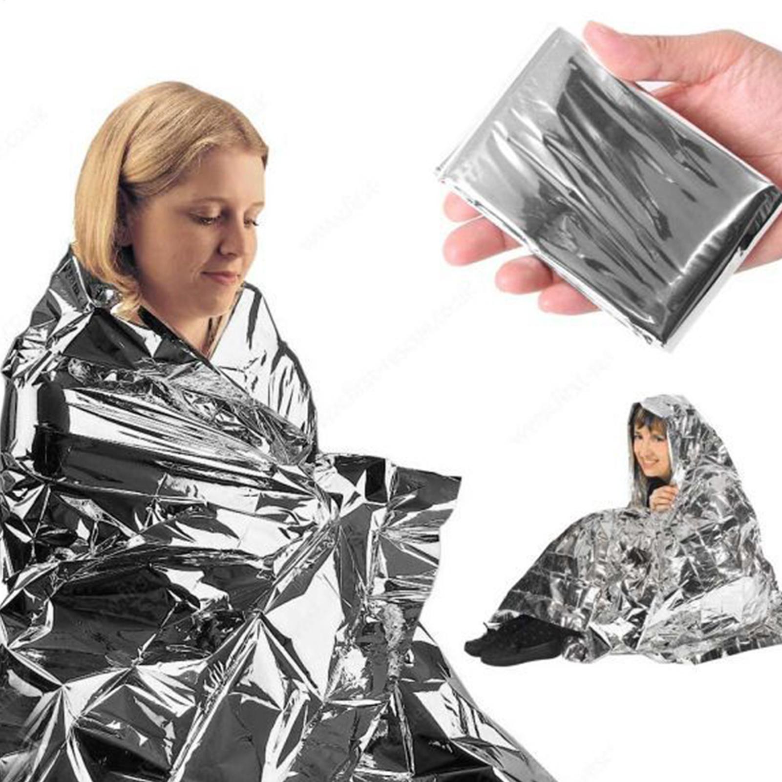 1PC Emergency Blanket Windproo - First Aid Kit Camping recensione e prezzo