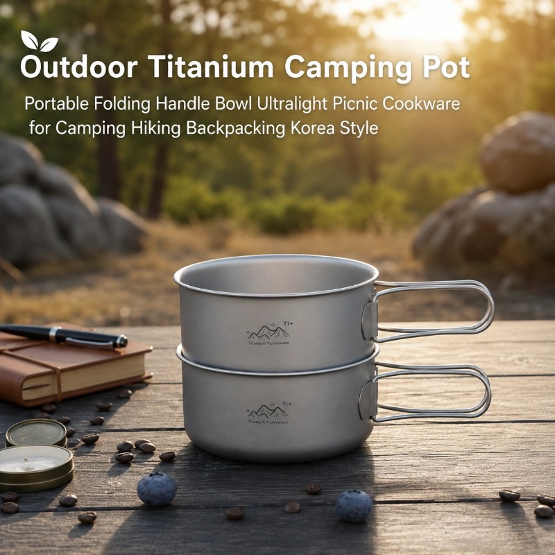 Outdoor Titanium Camping Pot P - Outdoor Camping Korea recensione e prezzo