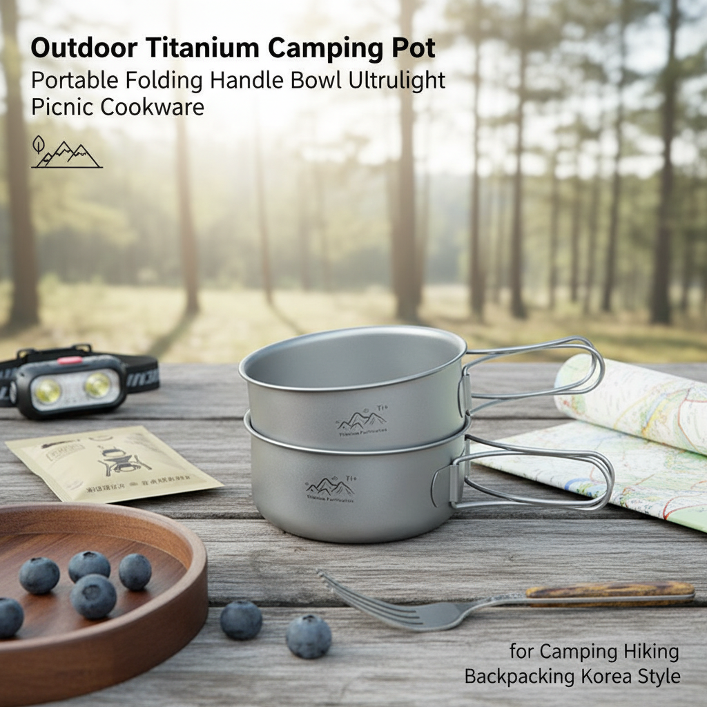 Outdoor Titanium Camping Pot P - Outdoor Camping Korea recensione e prezzo