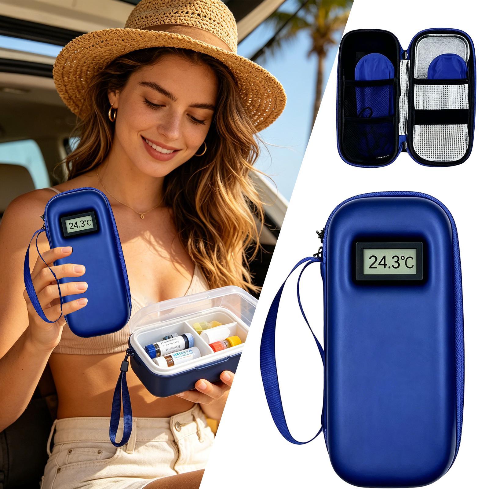 Cooler Travel Case With Temp D - Outdoor Camping Bag recensione e prezzo
