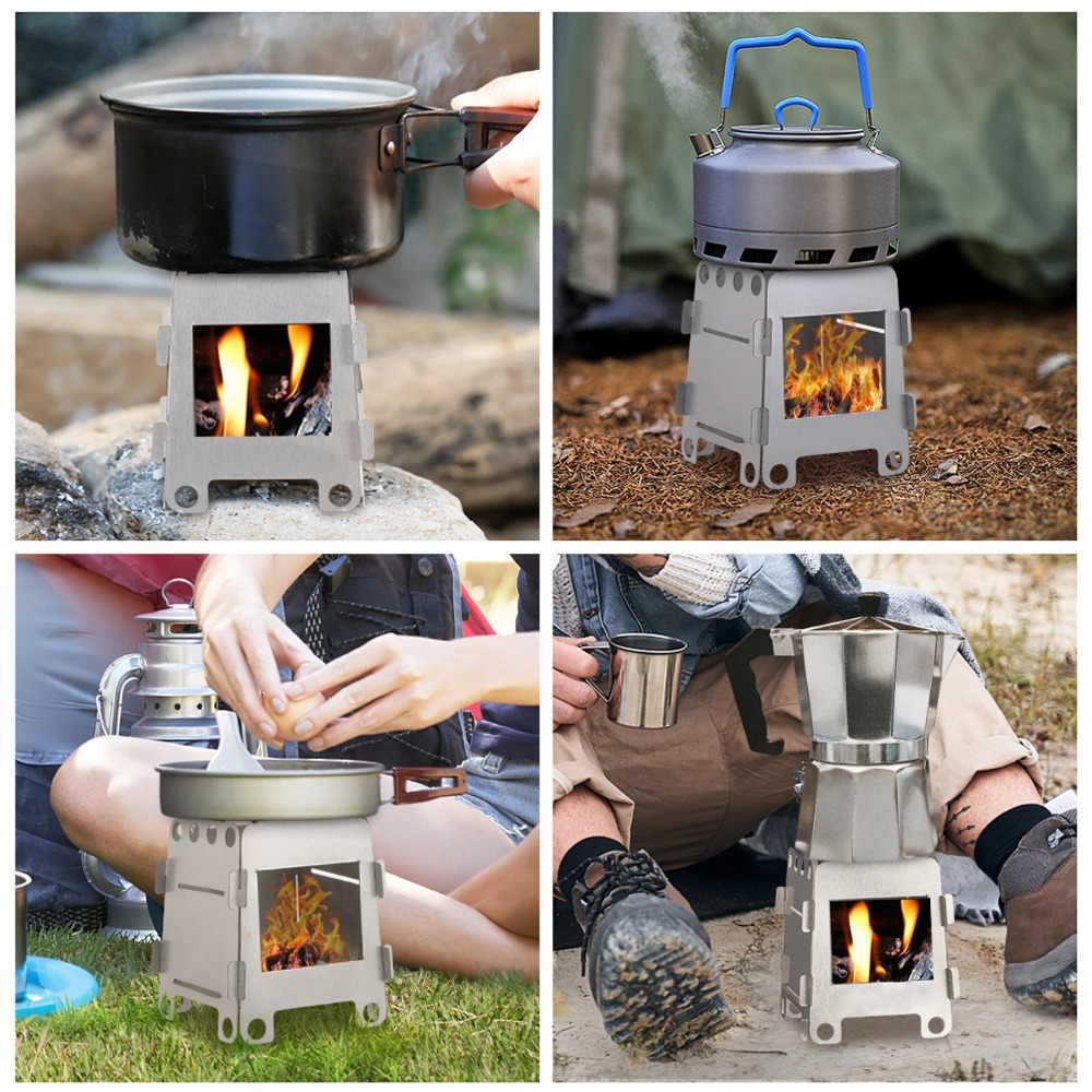 Camping Furnace Wood Stove Alc - Outdoor Camping Fireplace recensione e prezzo