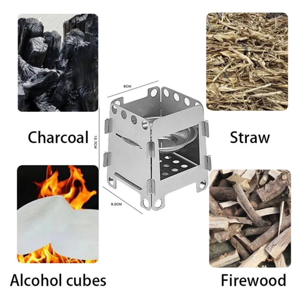 Camping Furnace Wood Stove Alc - Outdoor Camping Fireplace recensione e prezzo