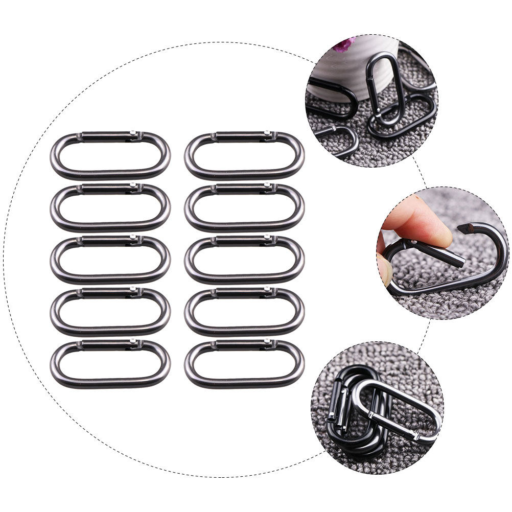 10Pcs Aluminum Alloy Oval Type - Outdoor Camping Bag recensione e prezzo