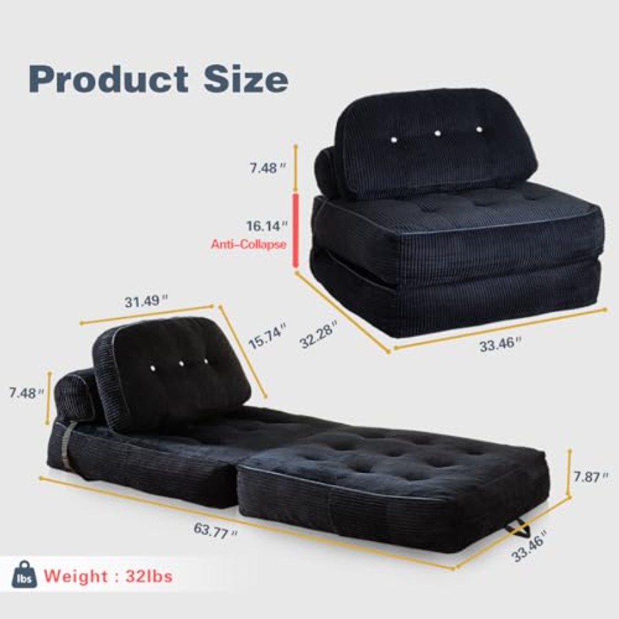 Folding Sofa Bed, Flannel Futo - Folding Chair recensione e prezzo