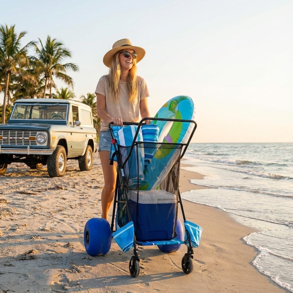 Heavy Duty Folding Beach Cart  - Folding Chair recensione e prezzo