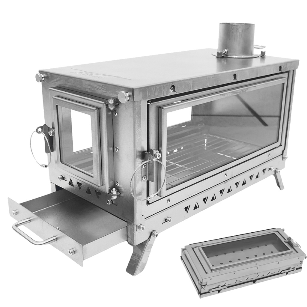 DANCHEL OUTDOOR T3 Titanium Al - Outdoor Camping Fireplace recensione e prezzo