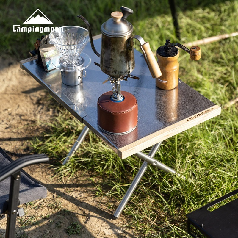 Portable large steel table, ou - Outdoor Camping Cooking Table recensione e prezzo