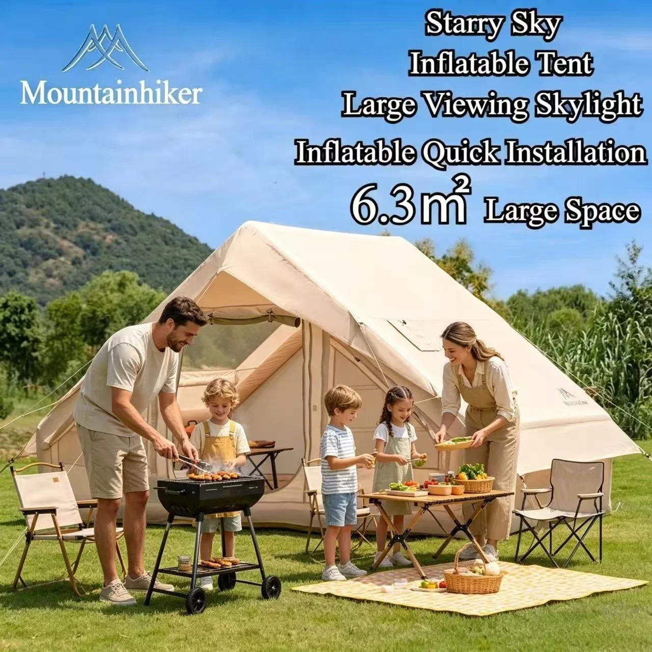 MOUNTAINHIKER Extra Large Infl - Outdoor Camping House recensione e prezzo